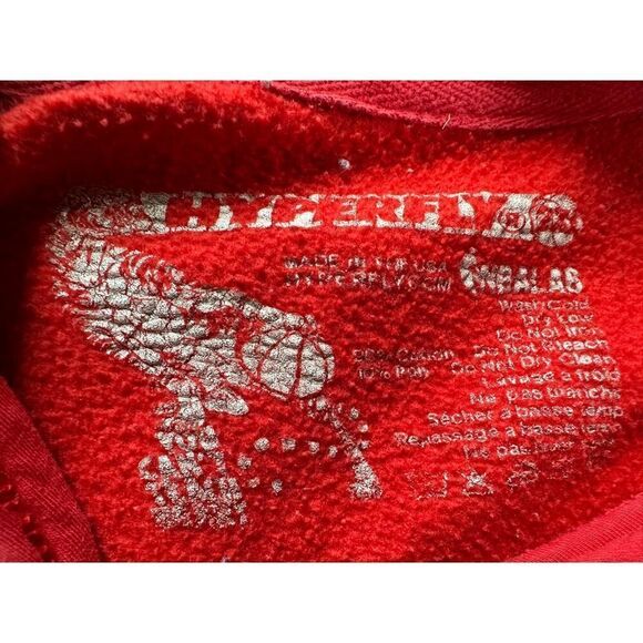 RARE Unisex Chicago Bulls NBA x Hyperfly Red Year of the Tiger Pullover Hoodie - Picture 9 of 10